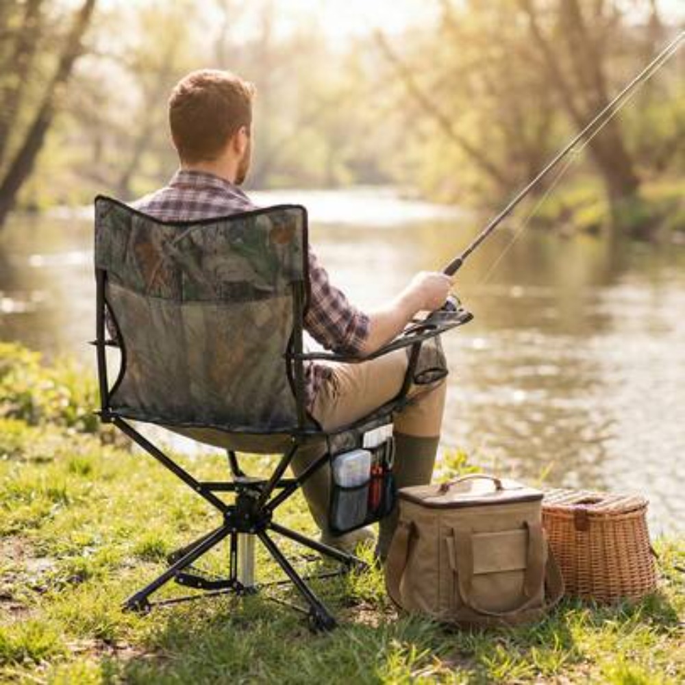 Outdoor Hunting Blinds - 360 Degree Swivel Hunting Chair with