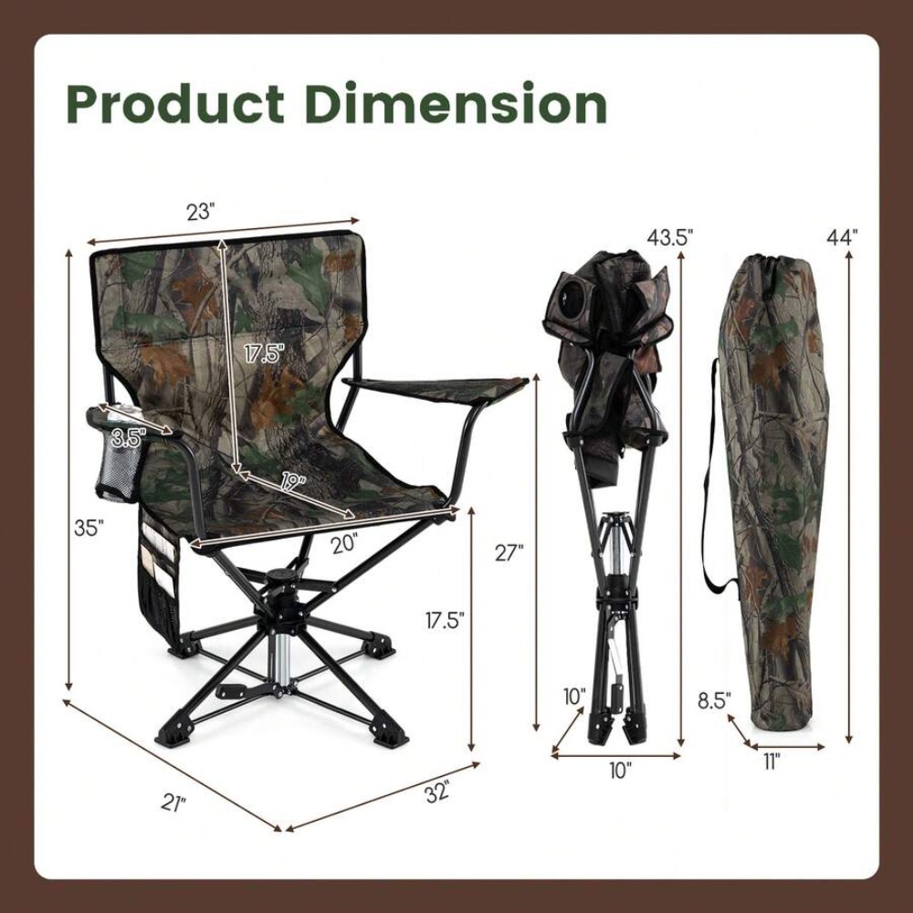 360 Degree Swivel Hunting Chai - огляд і ціна Outdoor Hunting Blinds