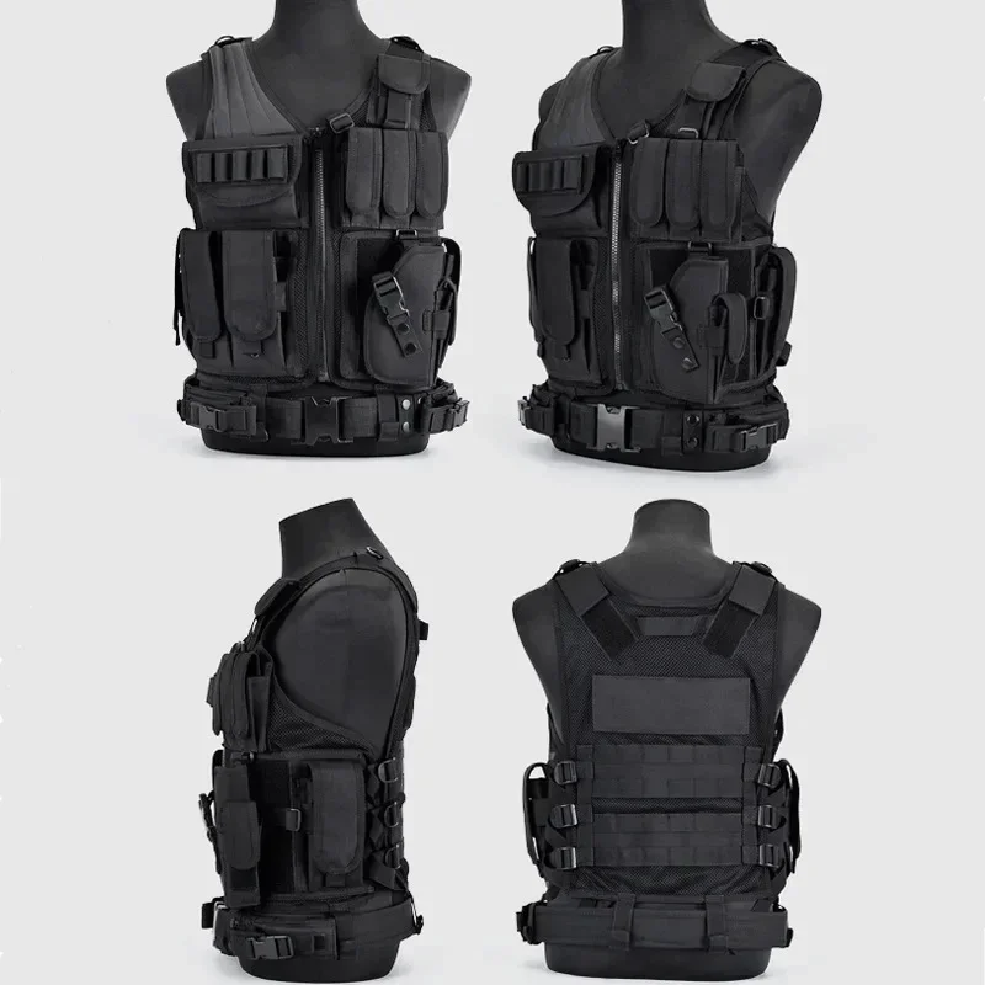 Adjustable Molle Tactical Vest - огляд і ціна Hunting Outdoor Jacket
